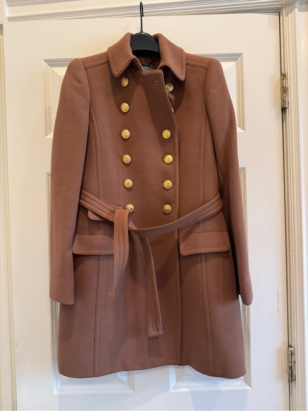 Jcew townhouse double breasted trench coat pea coat
